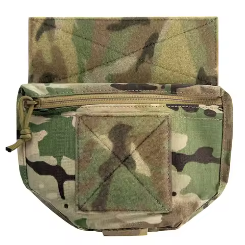 Vest Fanny Pack FCPC V5 Belly Bag Tactical Plate Carriers Pocket Chest Rig Drop Pouch Hook Loop