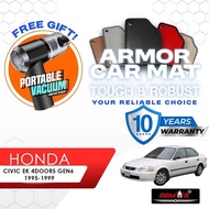 Armor Honda Civic EK 4Doors Gen6 99-95 Alas Kaki Car Mat Karpet Kereta Tebal Foot Mat Floor Mat Auto