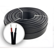 Per Meter PV cable solar cable 4mm2/6mm2 twin-core DC Power Solar cable