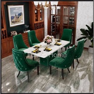 Chesterfield Marble Dining Set