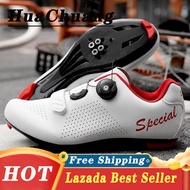 HUACHUANG 2021 new upline road cycling shoes men road bike shoes ultralight bicycle sneakers self-locking professional breathable Size 36-47