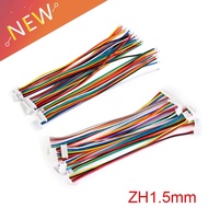 5PCS ZH 1.5mm 2/3/4/5/6/7/8/9/10P Double-Ended Terminal Line 10CM ZH1.5 Same Direction Electronic Wi