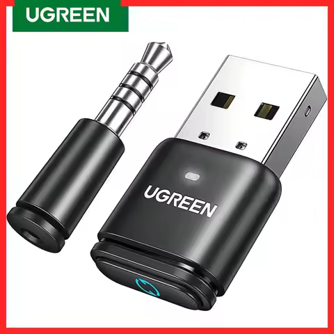 UGREEN USB Bluetooth 5.3 Transmitter aptX HD AD Audio Adapter for PS5 PS4 Nintendo Switch Headset Sp