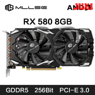 [JUKI] Mllse amd rx 580 8gb 2048sp gaming grafikkarte gddr5 256bit pci-e 30 × 16 8pin radeon gpu rx 