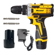 🔥MUWEI🔥Cordless Electric Screwdriver 288VF Impact Drill Impact Wrench Rechargeable Li-on Battery Han