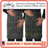 Jakel Exclusive Samping Special Edition Black Series Samping Wedding Nikah Raya Samping Baju Melayu