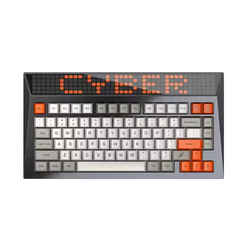 Angry Miao 021 Keycaps Custom PBT Cherry Profile Point Keycap Original Orange Grey Personalized Key 