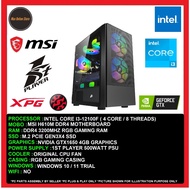 Gaming PC Desktop Intel i3-12100F/8GB/16GB/256GB SSD/512GB SSD/GTX1650/500W