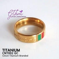 4s Grosir Solo || Cincin Titanium Premium motif Gucc***