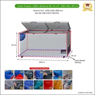 Freezer Cover 1200 L GEA 230 x 85 x 95 cm