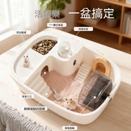 Taiwan Hot Sale💖99 Free Shipping💖Luxury Double-Layer Transparent Running Wheel Hiding House Golden H
