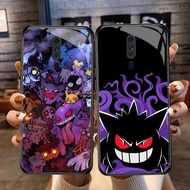 DF-97 Pokémon Gengar TPU HD Glass Casing for OPPO A5 A9 F11 A9X Reno 2F 2Z Pro