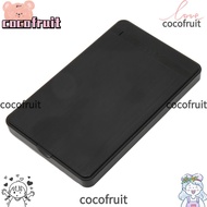 COCOFRUIT Hard Drive Enclosure, 2.5 Inch Plug and Play SATAs SSD Enclosure, Durable with Cable 1000G