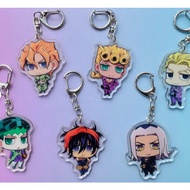 Jojo’s Bizarre Adventure anime keychains