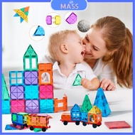 [MASS Toys] Building Block Montessori Magnetic Tiles 48 Magnetic Tiles 78 Magnetic Toys