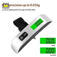 mingxuan2 Digital Scale Electronic Balance Portable 50kg 10g Kitchen Luggage Hanging Scale Suitcase 