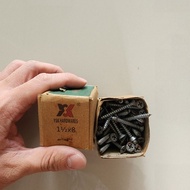 MULTIPURPOSE WOOD STEEL SCREWS 1.5X8
