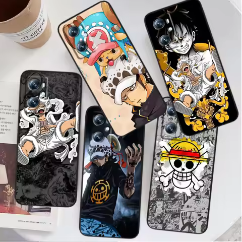 Comics One Piece Anime Luffy For OPPO Find X6 X5 X3 A54S A5 A94 A16 A53S A57 A74 A72 A98 A78 A96 A9 