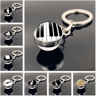 Piano time piano instruments key chains / metal key chains pendant / small gifts