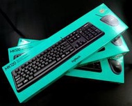 【MR3C】含稅有發票 Logitech 羅技 MK120 有線滑鼠鍵盤組 滑鼠 鍵盤 黑色 (寄超商須拆外盒)