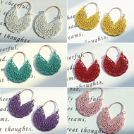 Colorful Metal Dangle Hollow Earring Geometric Drop Earring Piercing Earring Statement Jewelry for W