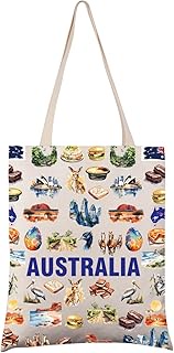 Australia Tote Bag Australia Souvenir Gift Australia Travel Shopping Bag Kangaroo Lover Gift