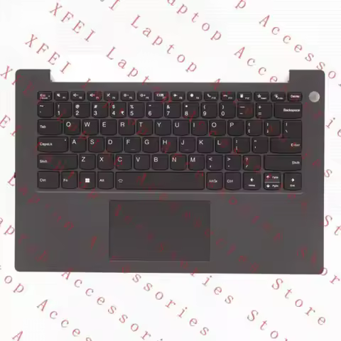 F For Lenovo K14 Gen 1 Palmrest BACKLIT Keyboard Cover FP w/Touchpad 5M11F26643