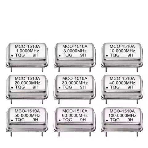 (2PCS) DIP-14 1M 8M 10M 16M 20M 24M 28M 30M 32M 32.768M 40M 50M 100M 120.000MHZ Rectangular Full Siz