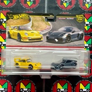 Hot Wheels Premium Twin Pack Porsche 993 GT2 Porsche 718 Cayman GT4