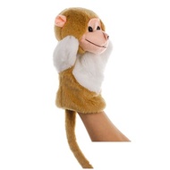 Children Brown Monkey Infant Baby Hand puppet Plush toy Stuffed Puppet Toy