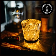 Đèn thủy tinh pha lê để bàn bar nhà hàng (sạc USB) Đồ dùng quán bar