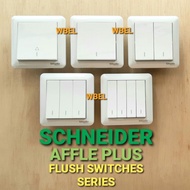 SCHNEIDER AFFLE PLUS 10AX FLUSH SWITCH SERIES (1G1W / 1G2W / 2G1W / 2G2W / 3G1W / 3G2W / 4G1W / 1G B