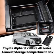 Toyota Alphard Vellfire 40 Series 2023 2024 Armrest Box Storage Alphard Vellfire Armrest Console Tray Car Accessories