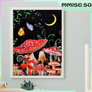 [mmise.sg] 5D DIY Full Round Drill Diamond Painting Mushroom Forest Kit Home Decor 30x40cm