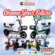 Sepeda Listrik GODA Golden 140 Monkey Facelift