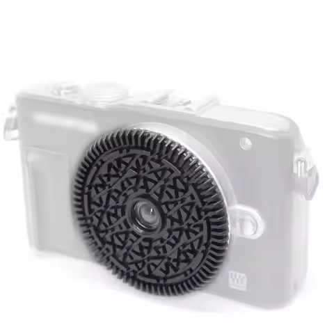 Roadfisher Focus Free Pancake Biscuit Lens 25mm F10 For M43 Mount Mirrorless Camera Olympus EM1 EM10