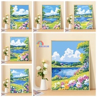 KLX--60*80cm/40*50cm landscape Large size painting by number painting by number painting by number p