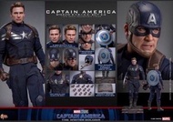 全新未開Hottoys mms783潛行美國隊長 stealth suit