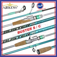 (5'6"ft-7'0"ft) Ajiking Buster Spinning/Casting Fishing Rod Max Load 6kg-10kg 24Ton Construction Fuj