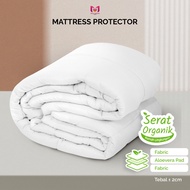Mattress Protector Organic Fiber Anti Bacterial Anti Mite Hypoallergenic / Mattress Topper / Mattres