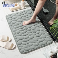 NOAM‌ Bath Mat Household Carpets Bathtub Non-slip Cobblestone Embossed
