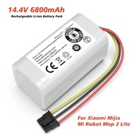 14.4V 2600/6800mAh rechargeable Li-Ion Battery 18650-4S1P for Xiaomi Mi Robot Vacuum Mop 2 Lite MJST