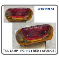 SUZUKI RG 110 RG110 RGV TAIL LAMP TAIL LIGHT LAMPU BELAKANG RED+OREN