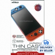 Nyko Thin Case for Nintendo Switch Oled - Neon Blue/Red