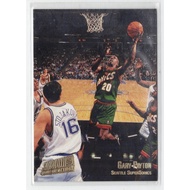 2000-01 Stadium Club Capture the Action CA14 Gary Payton INSERT (product code 2080B3P21S2 & 2081B3P
