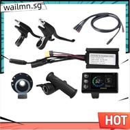 Three-Mode Ebike Sine Wave Controller 15A 36V/48/52V with S869 LCD Color Display Electric Bike Motor