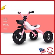 Cassa Folding Tricycle Kid Children Bike Bicycle Baby Toy Lightweight Portable Car Basikal