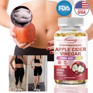 Apple Cider Vinegar with Potassium - เอ็นไซม์ &amp; ซอฟเจลกรดอะมิโน - ผลิตภัณฑ์เสริมอาหาร 30/60/120แคปซูล