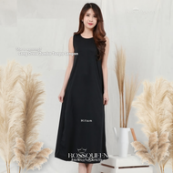 Dress Sleeveless Rayon - Korean Dress - Long Dress Premium/Inner wanita polos /Inner dress /Inner dr