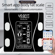 BEAUTYSTARTING Smart Body Fat Scale Bluetooth Health Monitoring Scale High Precision Fitness Trackin